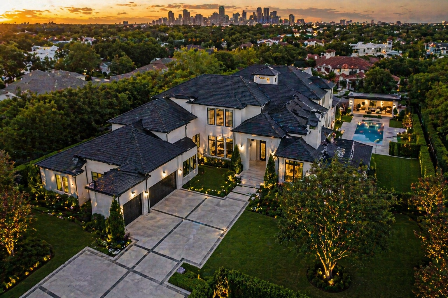 Illustrative residential property scene